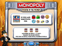 monopoly slot machine recently
